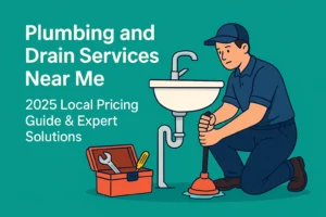 Plumbing and drain services near me – 2025 local pricing guide with Drainage & Plumbing LTD engineer fixing a sink blockage