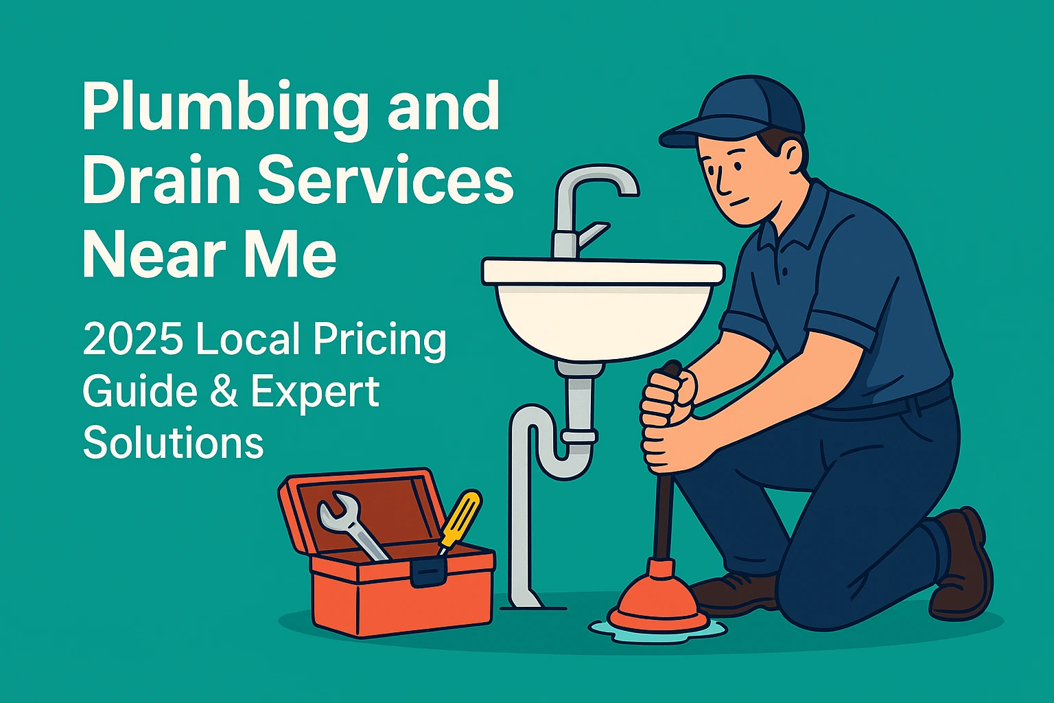 Plumbing and drain services near me – 2025 local pricing guide with Drainage & Plumbing LTD engineer fixing a sink blockage