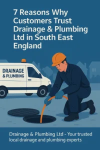 Drainage & Plumbing Ltd technician providing expert emergency plumbing and drainage services in South East England