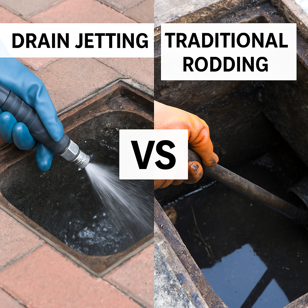 Drain Jetting vs Traditional Rodding – Which Is Better?