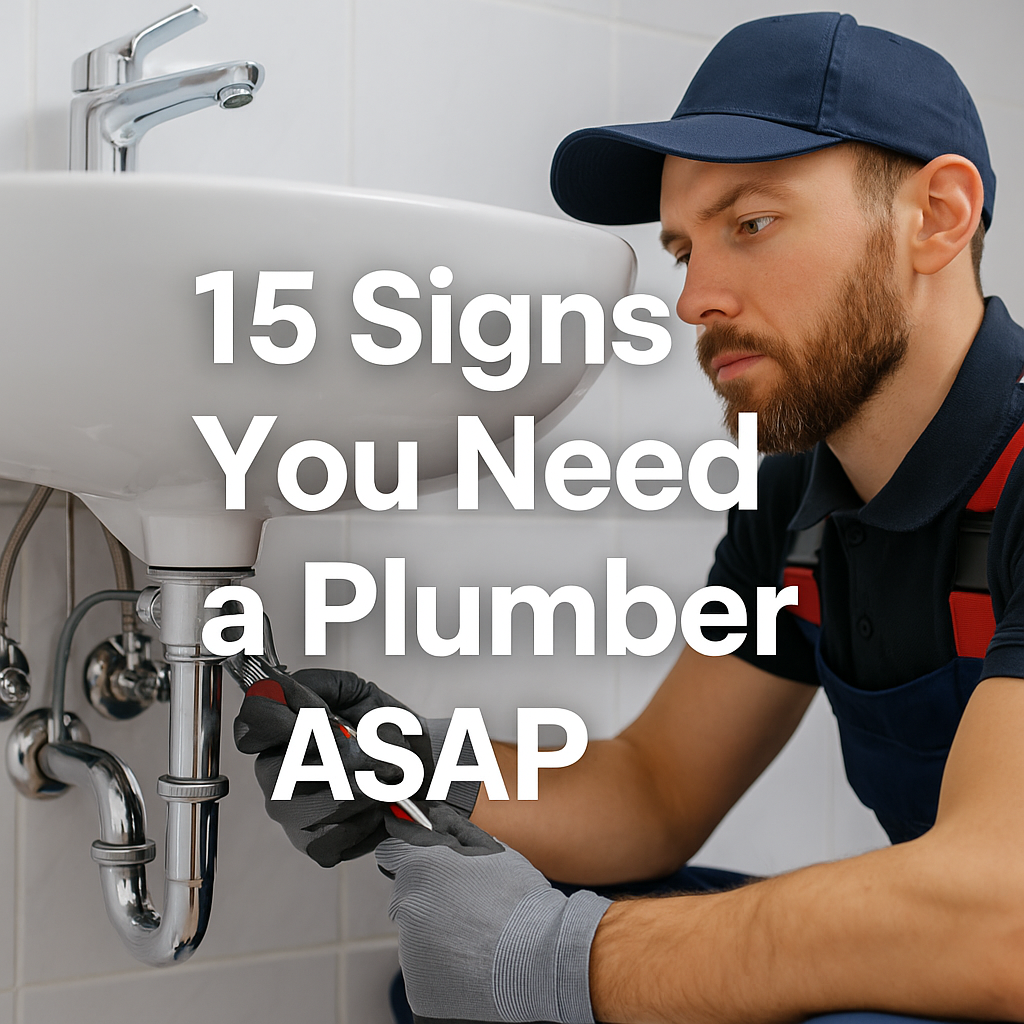  15 Signs You Need a Plumber ASAP