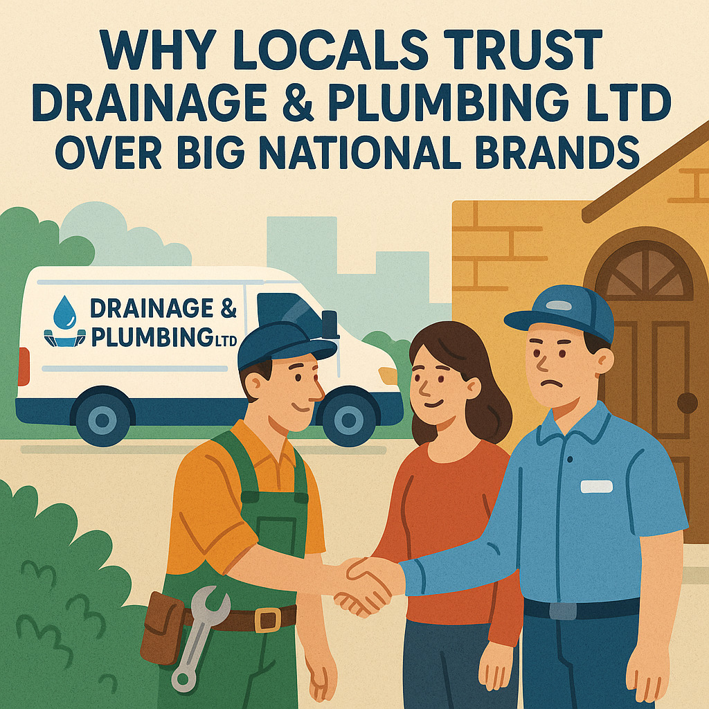 Why Locals Trust Drainage & Plumbing Ltd Over Big National Brands