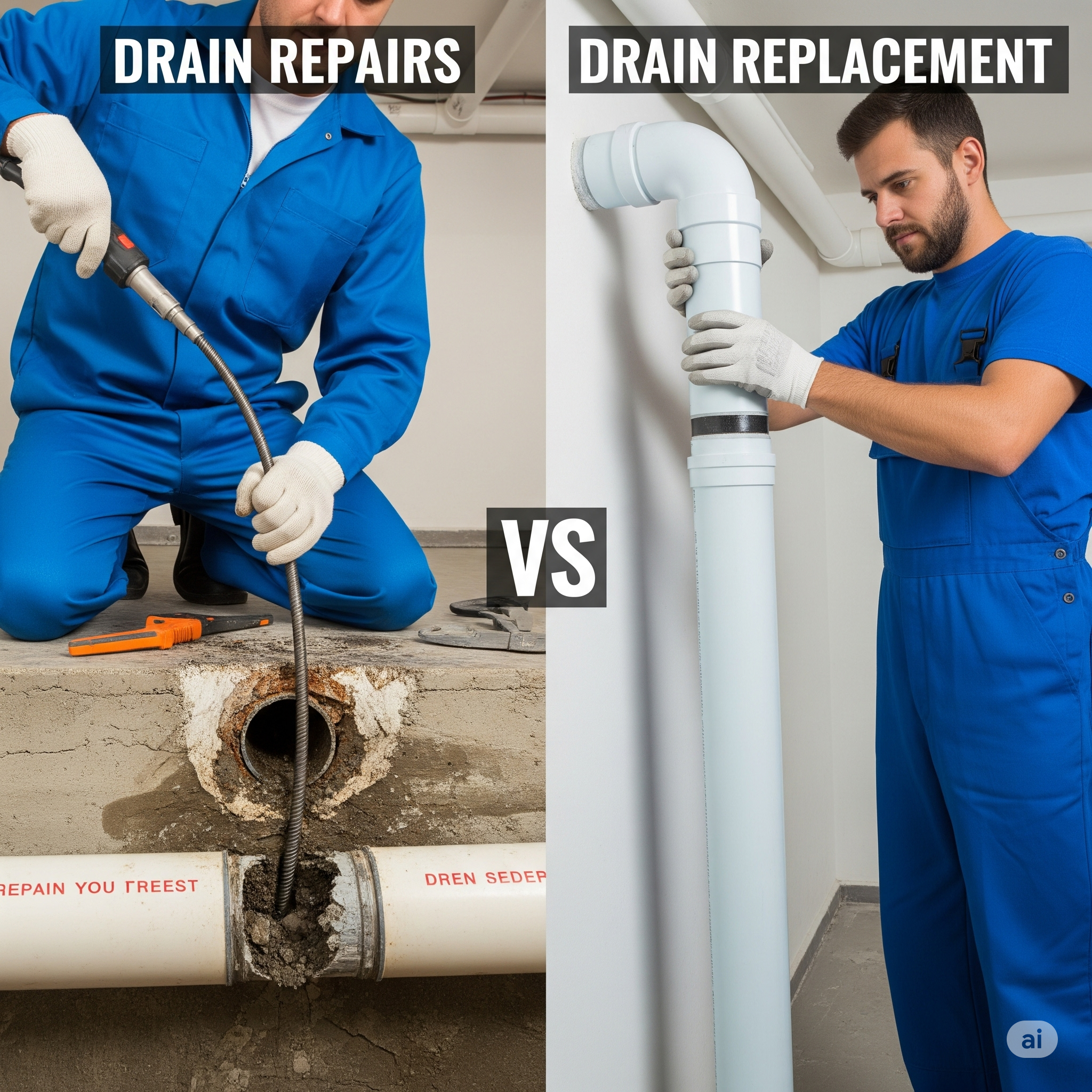 Drain Repairs vs Drain Replacement: What’s Better?