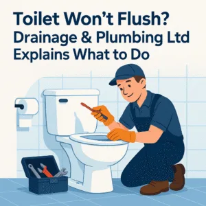 Toilet Won’t Flush? Drainage & Plumbing Ltd Explains What to Do