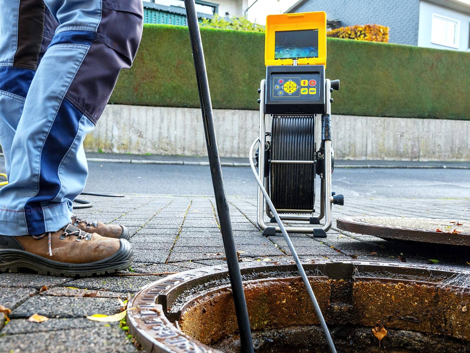 CCTV Drainage Survey in Leatherhead