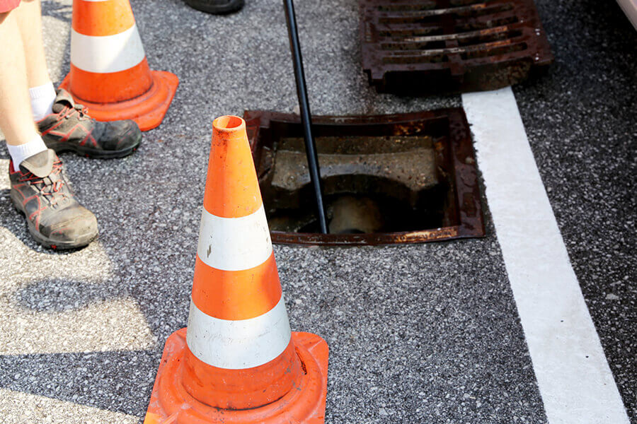 CCTV Drainage Survey in Dorking