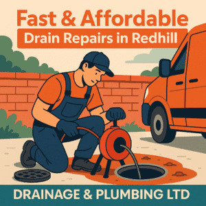 Fast & Affordable Drain Repairs in Redhill by Drainage&plumbing Ltd