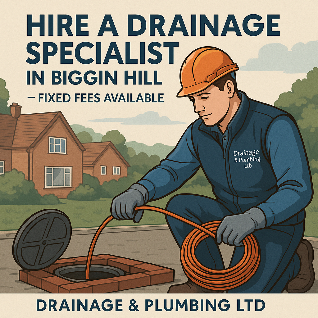 Hire a Drainage Specialist in Biggin Hill – Fixed Fees Available