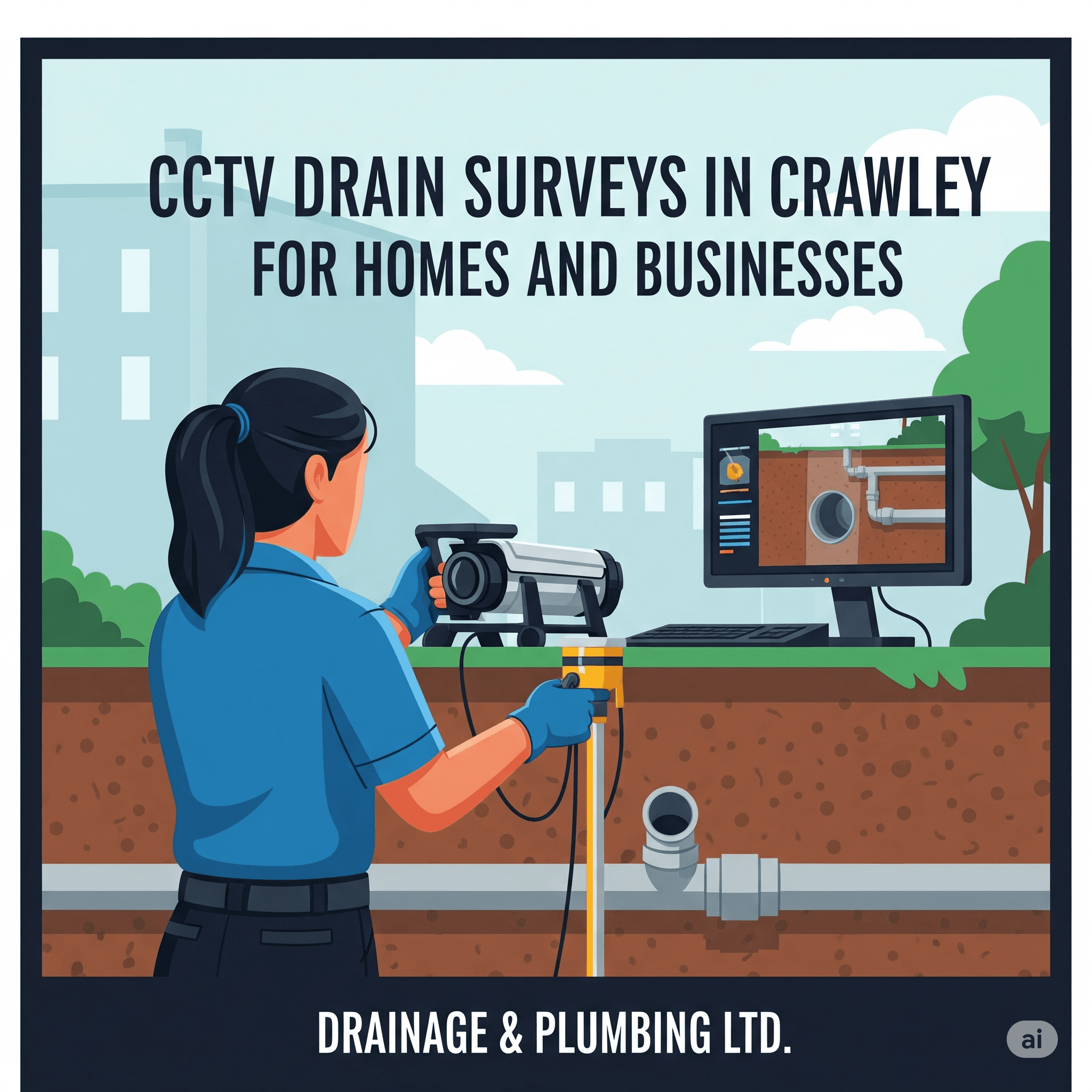 CCTV Drain Surveys in Crawley for Homes and Businesses