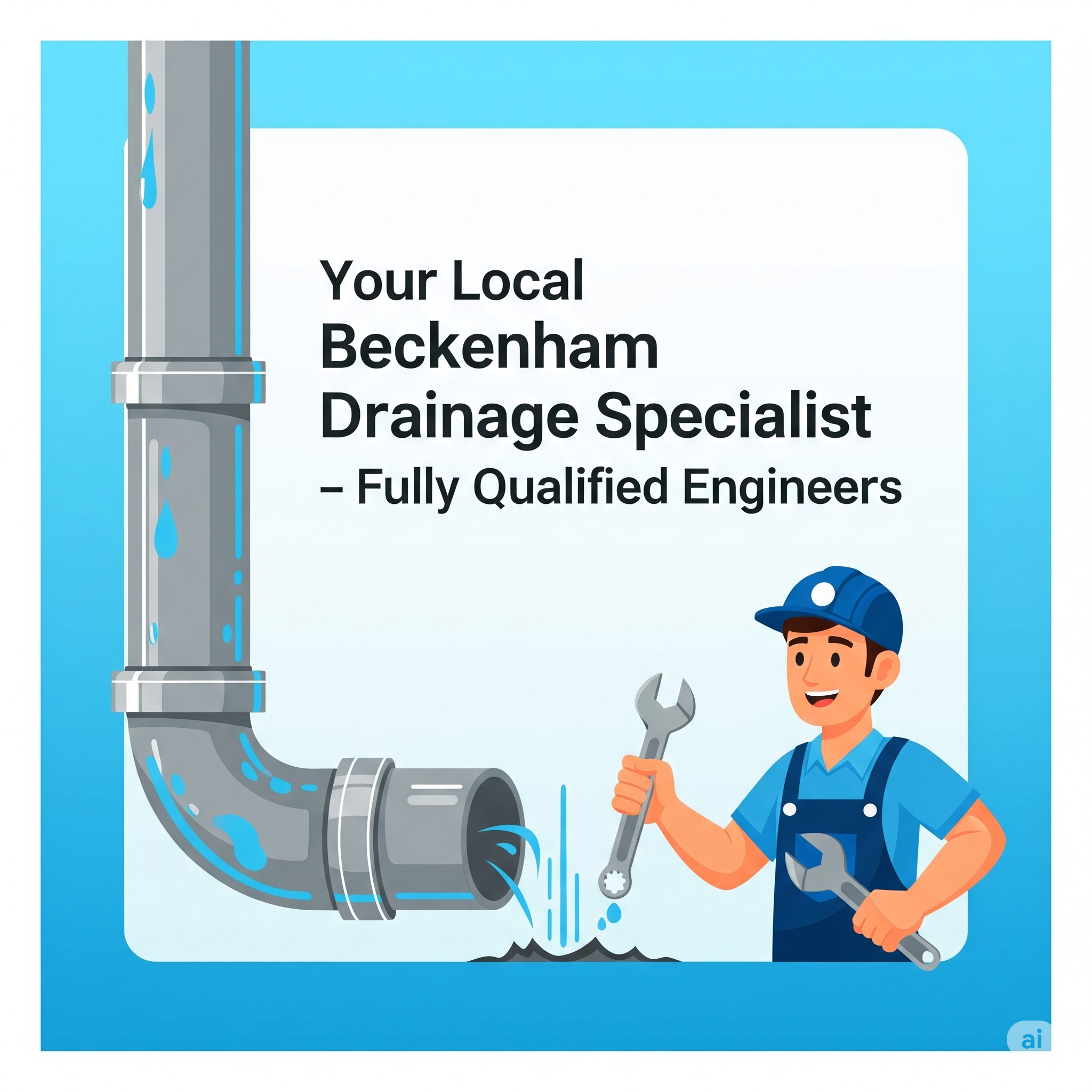 Your Local Beckenham Drainage Specialist – Fully Qualified Engineers