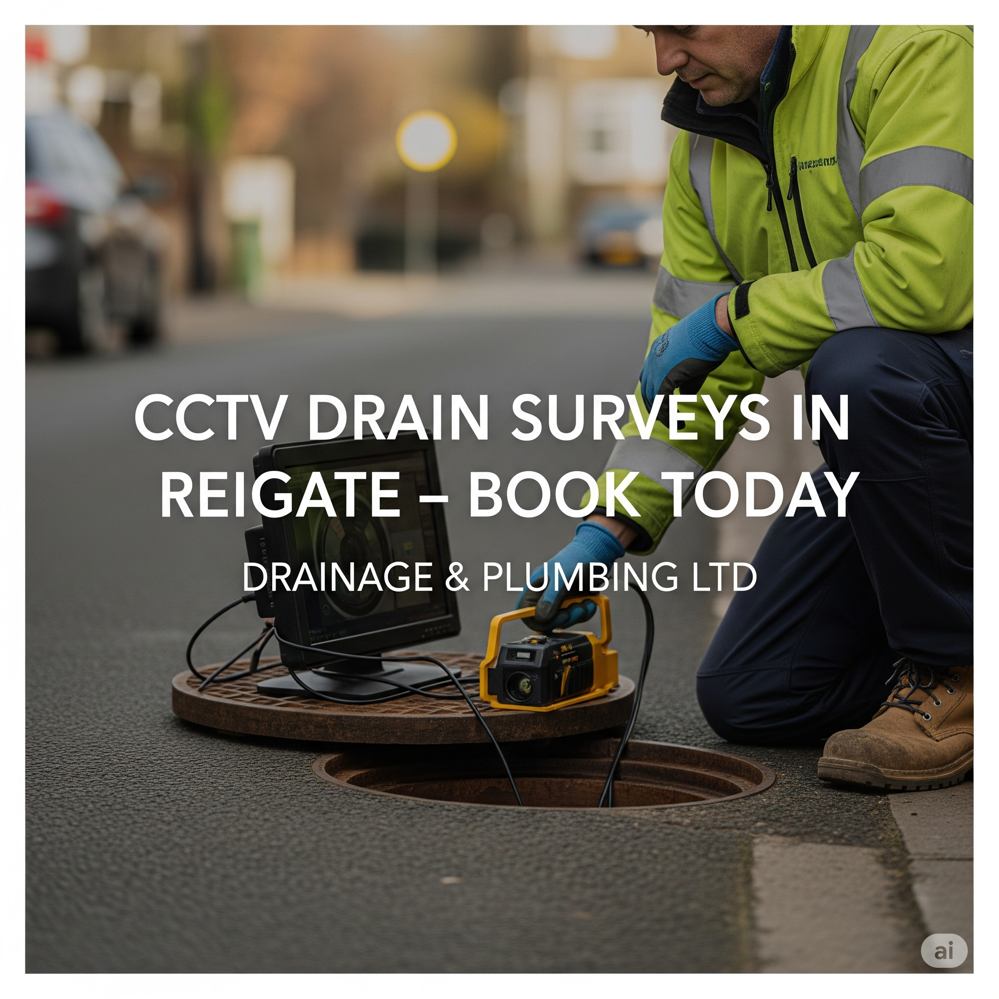 CCTV Drain Surveys in Reigate – Book Today