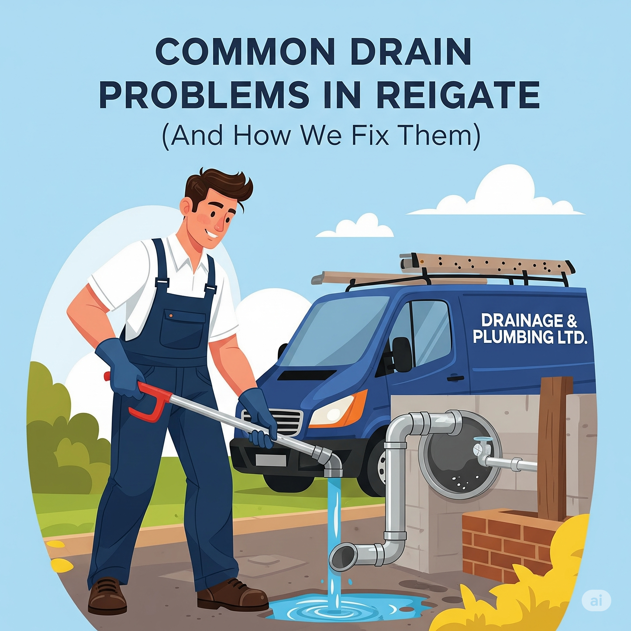 Common Drain Problems in Reigate (And How We Fix Them)