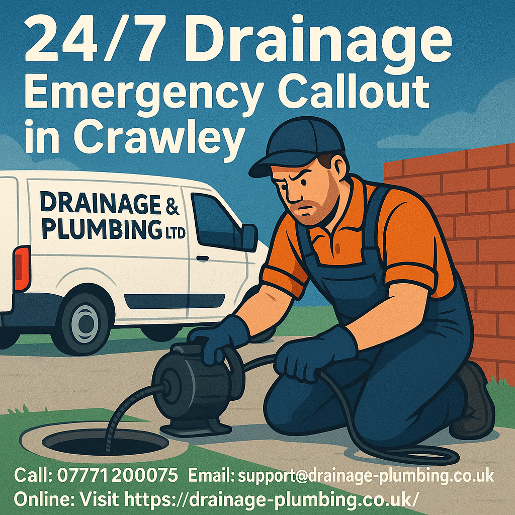 24/7 Drainage Emergency Callout in Crawley