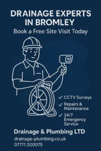 Drainage experts in Bromley – Free site visit by Drainage & Plumbing LTD