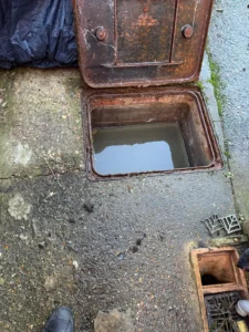 High-pressure water jetting to clear drains in Reigate by Drainage&Plumbing Ltd