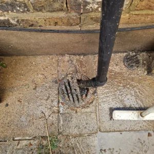 Happy customer after drain unblocking near me by Drainage & Plumbing LTD