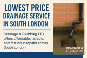 Lowest price drainage service in South London by Drainage & Plumbing LTD