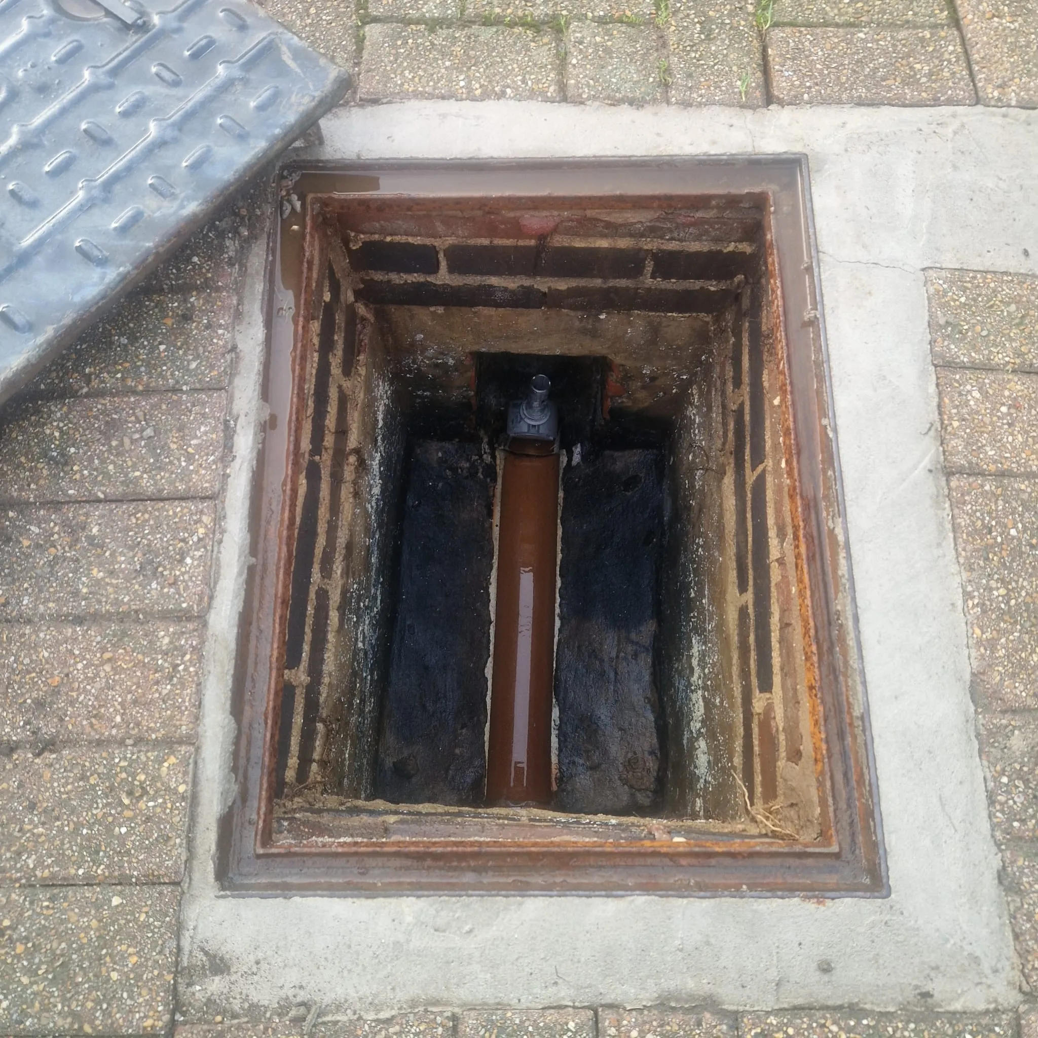 drain camera inspection on a residential close in Beckenham BR3 checking for root ingress