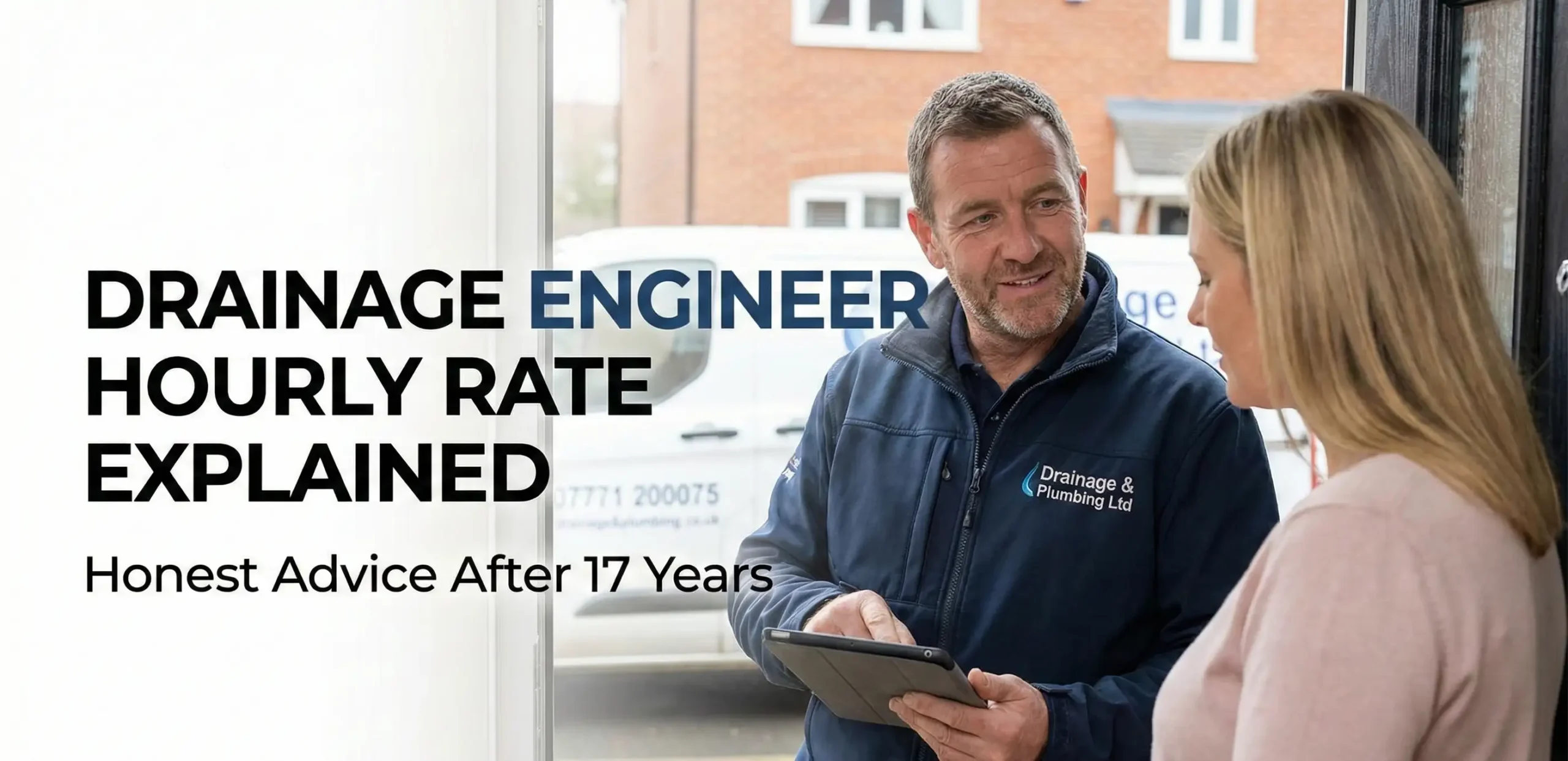 drainage engineer hourly rate explained by Drainage & Plumbing Ltd