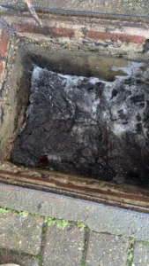 collapsed drain repair cost uk at residential property by Drainage & Plumbing Ltd