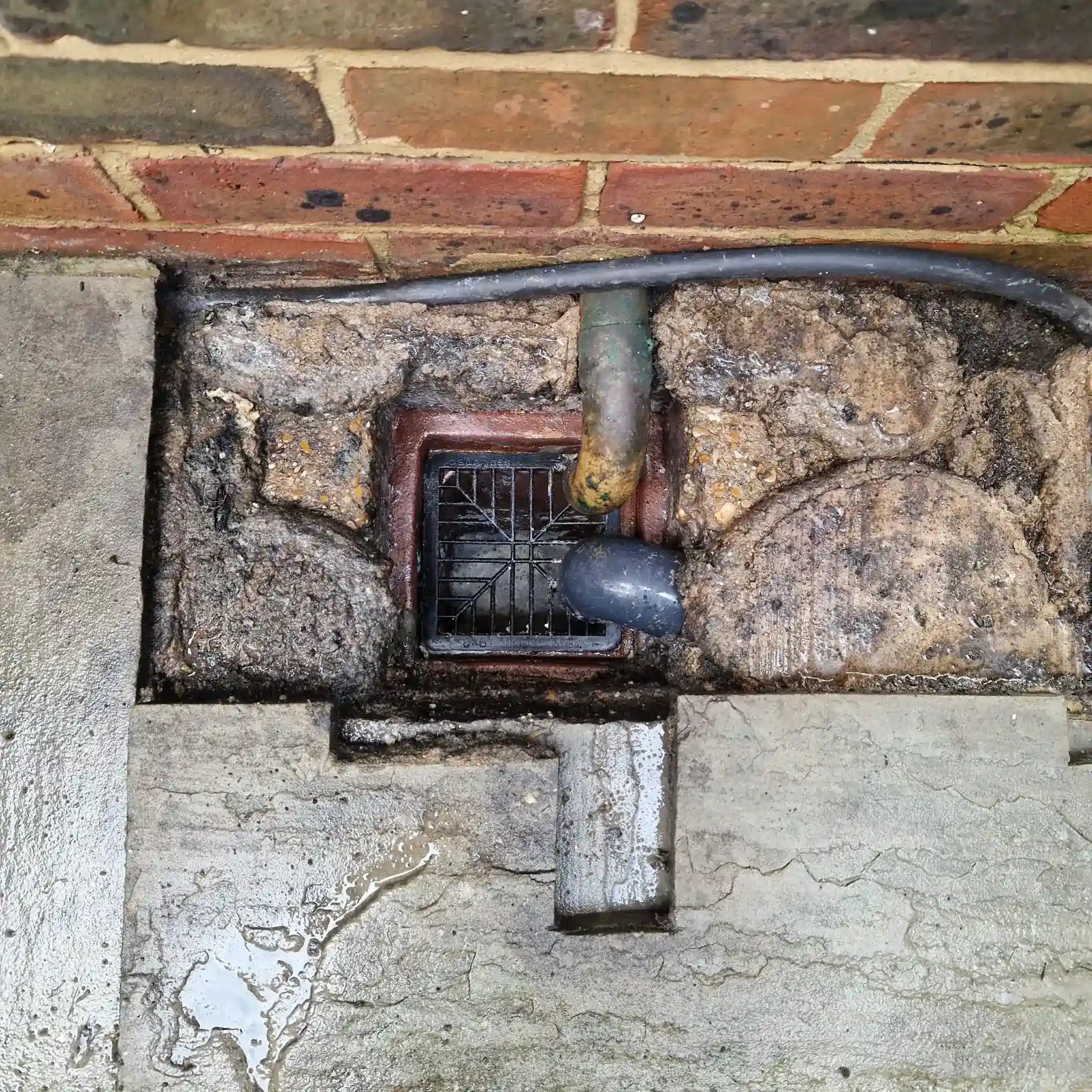 Drain Unblocking Special Offer: 35% Off for Over-85s (Summer 2026) 2 Completed drain unblocking special offer job: outside gully cleared and washed down by Drainage & Plumbing Ltd