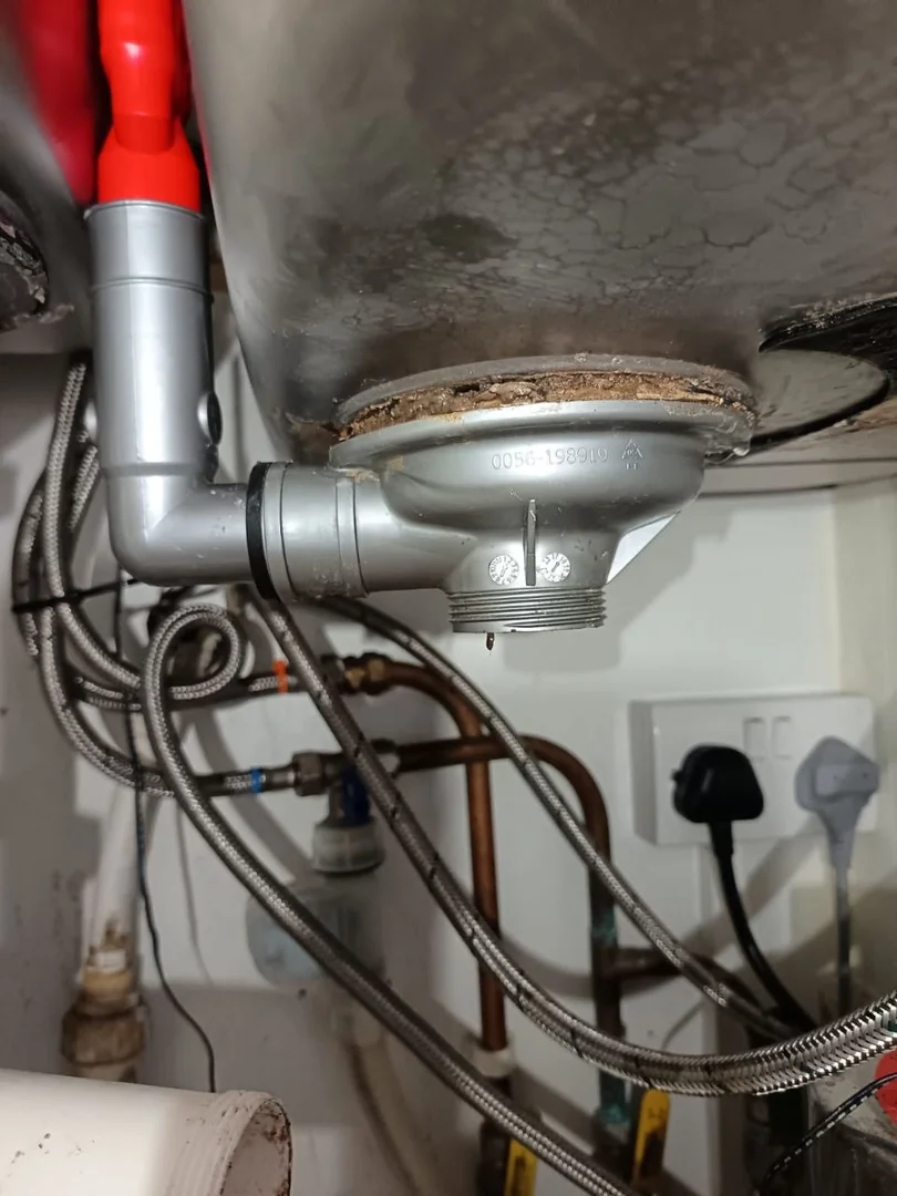 sanitary products and wet wipes causing a solid blockage inside a household drain pipe