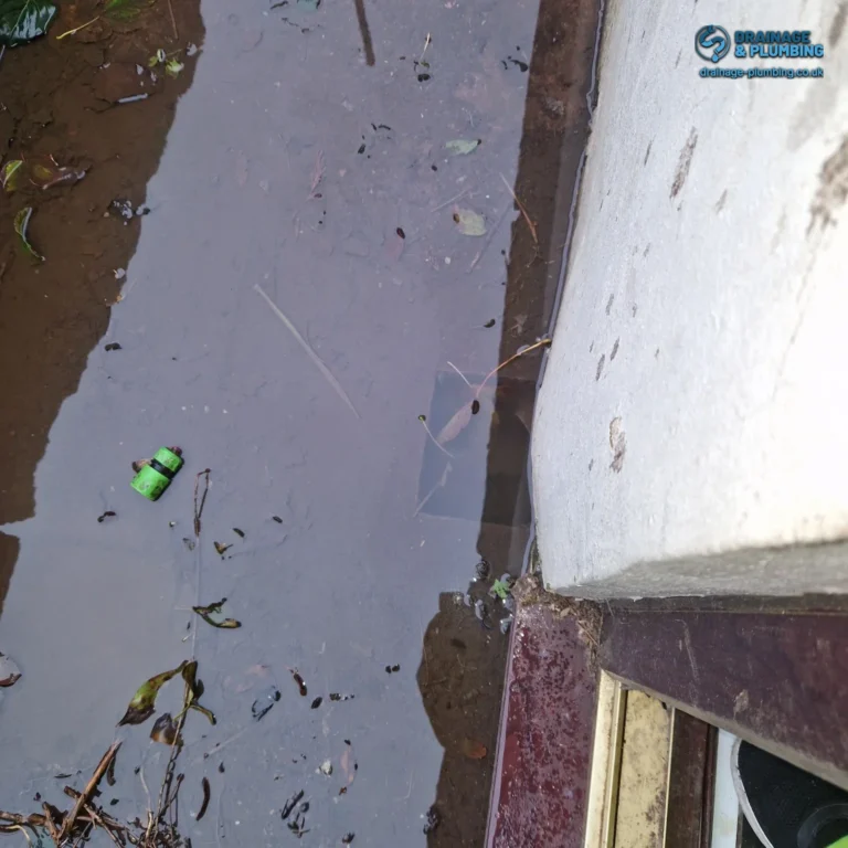Outside Drain Overflowing After Storm Austen: A Brighton Case Study